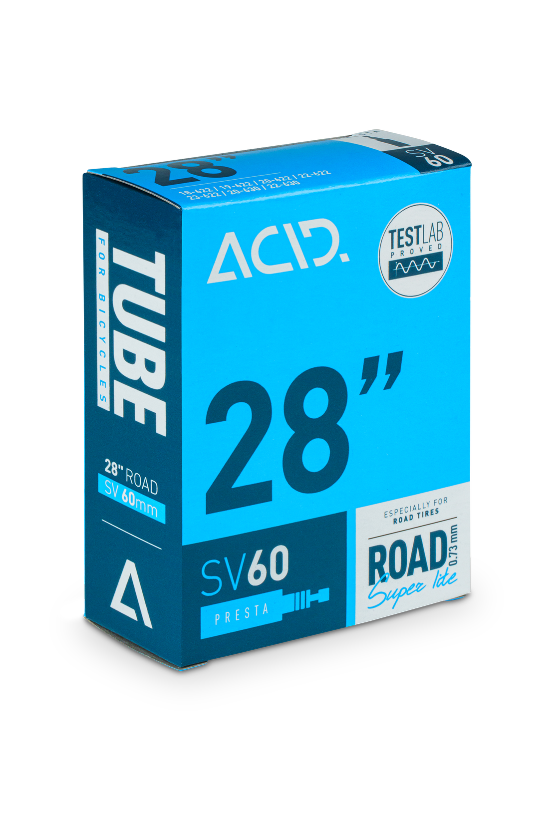 Cube ACID Schlauch 28" ROAD Super Lite SV 60 mm 18/23-622/630-0