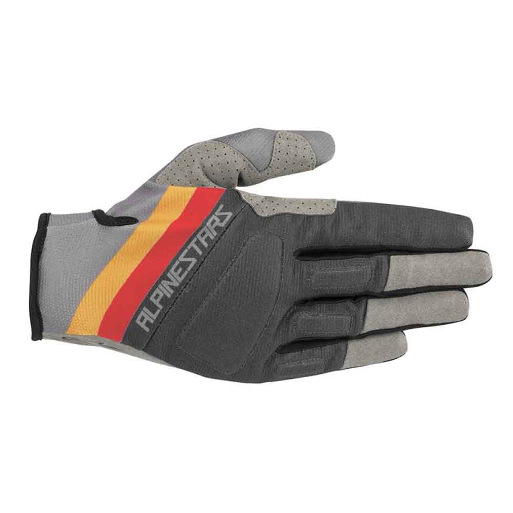 Alpinestars Aspen Pro Glove Mid Gray Ochre Red-0