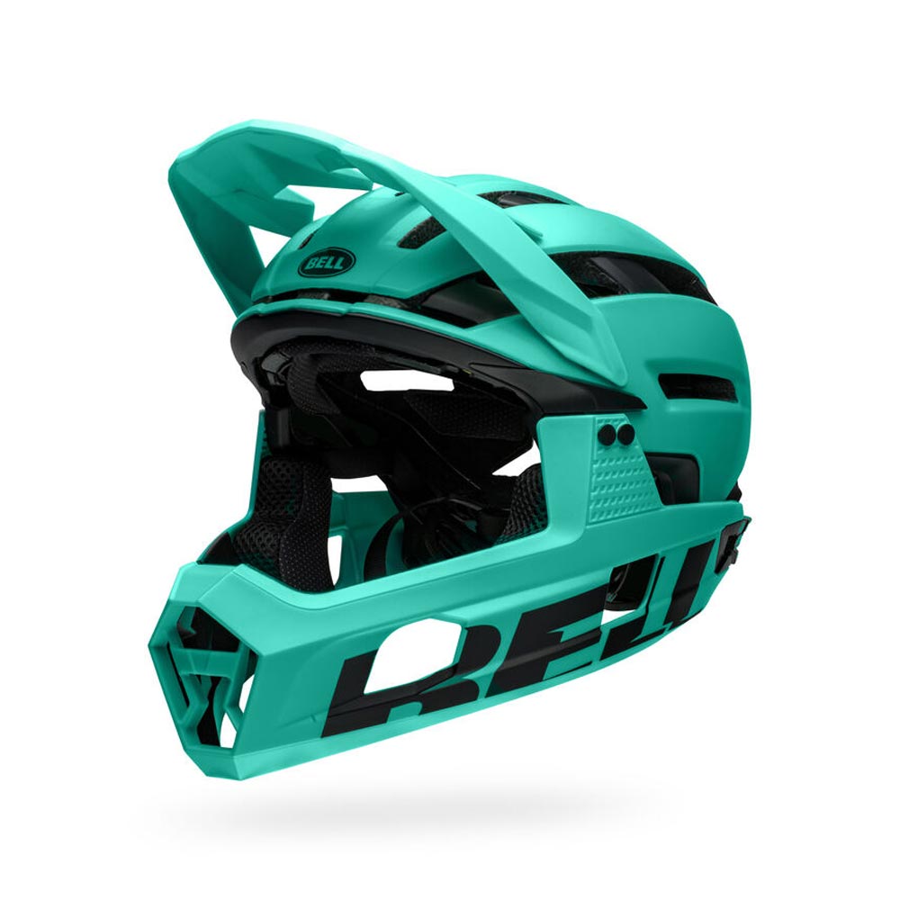 Bell Super Air R Spherical Fahrradhelm matte turquoise/black-0