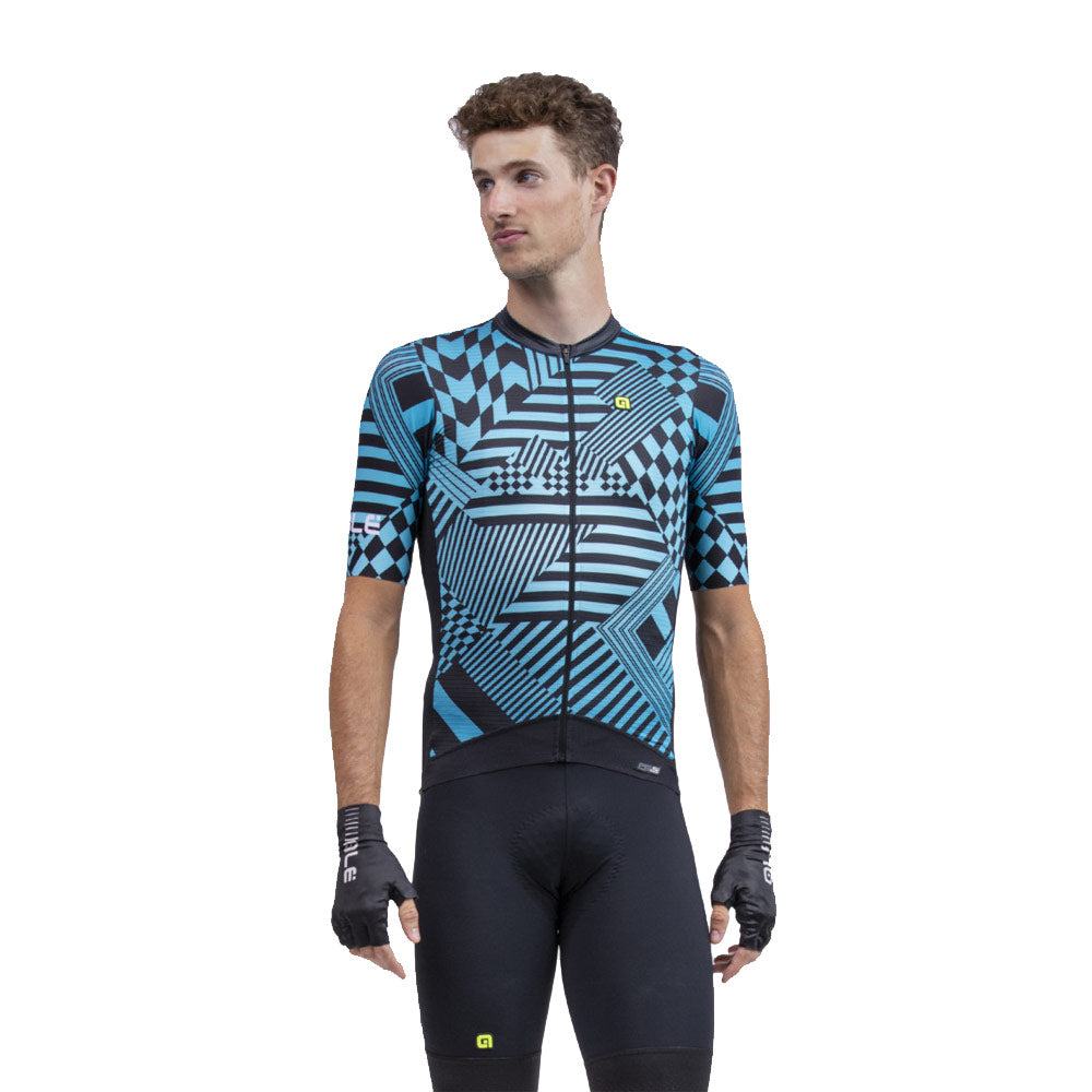 ALE Checker SS Jersey hellblau-0