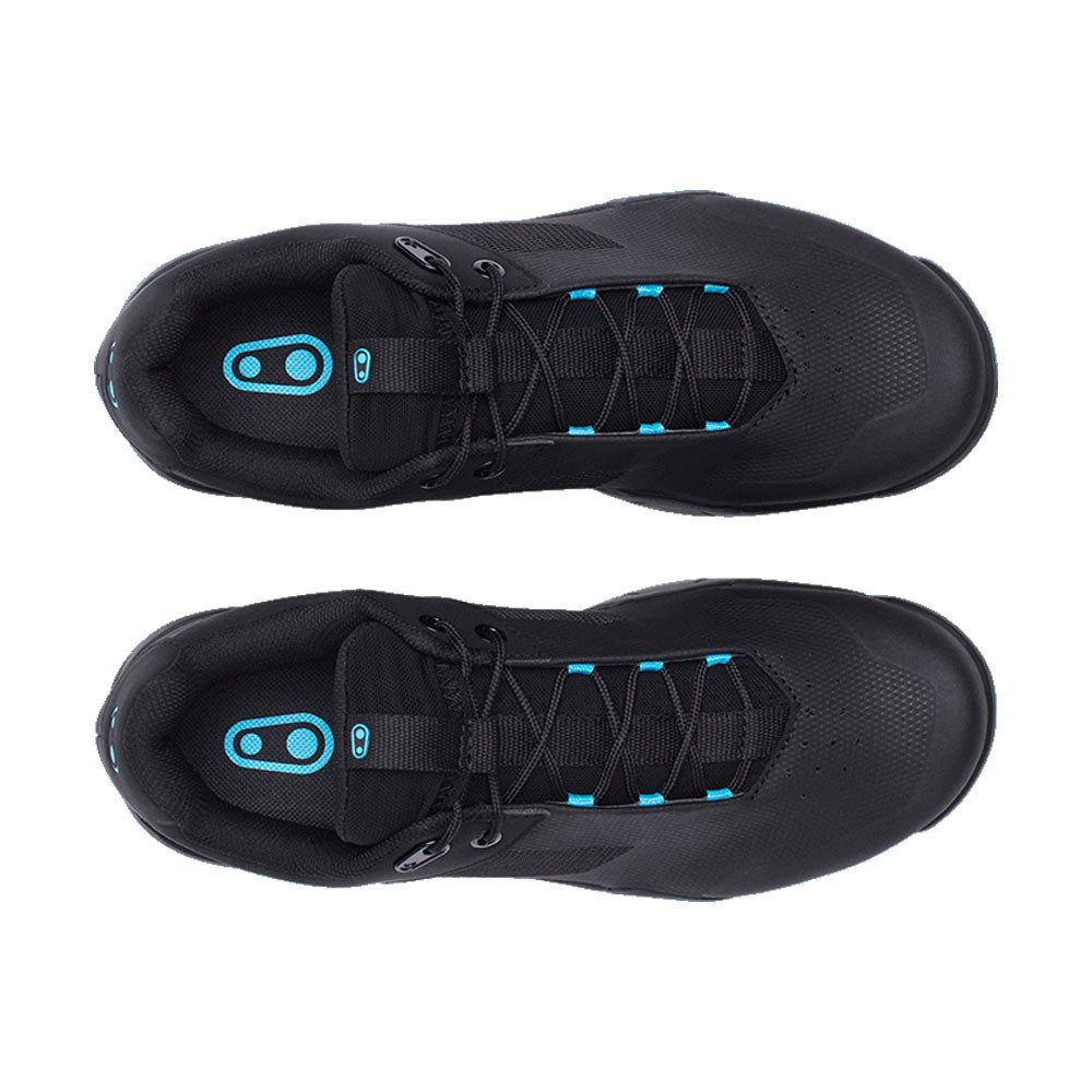 Crankbrothers Shoes Mallet E Lace Clip-in black/blue - black Outsole-3