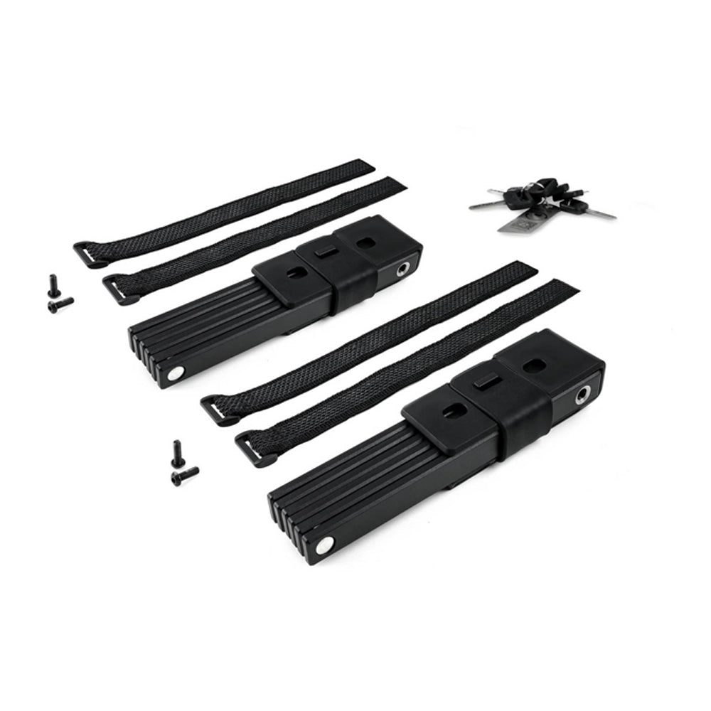 Cube ACID Faltschloss RIGID 100 PURE TWIN PACK black 1000mm-3