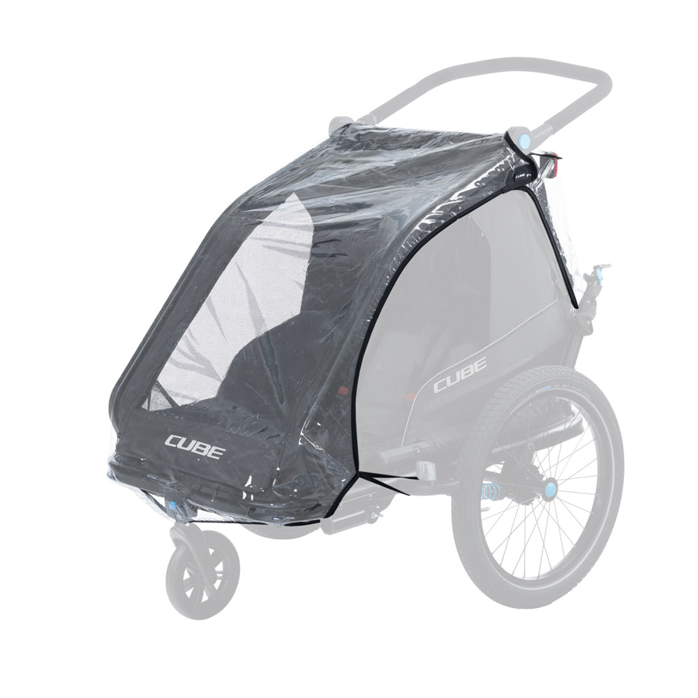 Cube Regenschutz für Kinder Fahrradanhänger Double CMPT-1