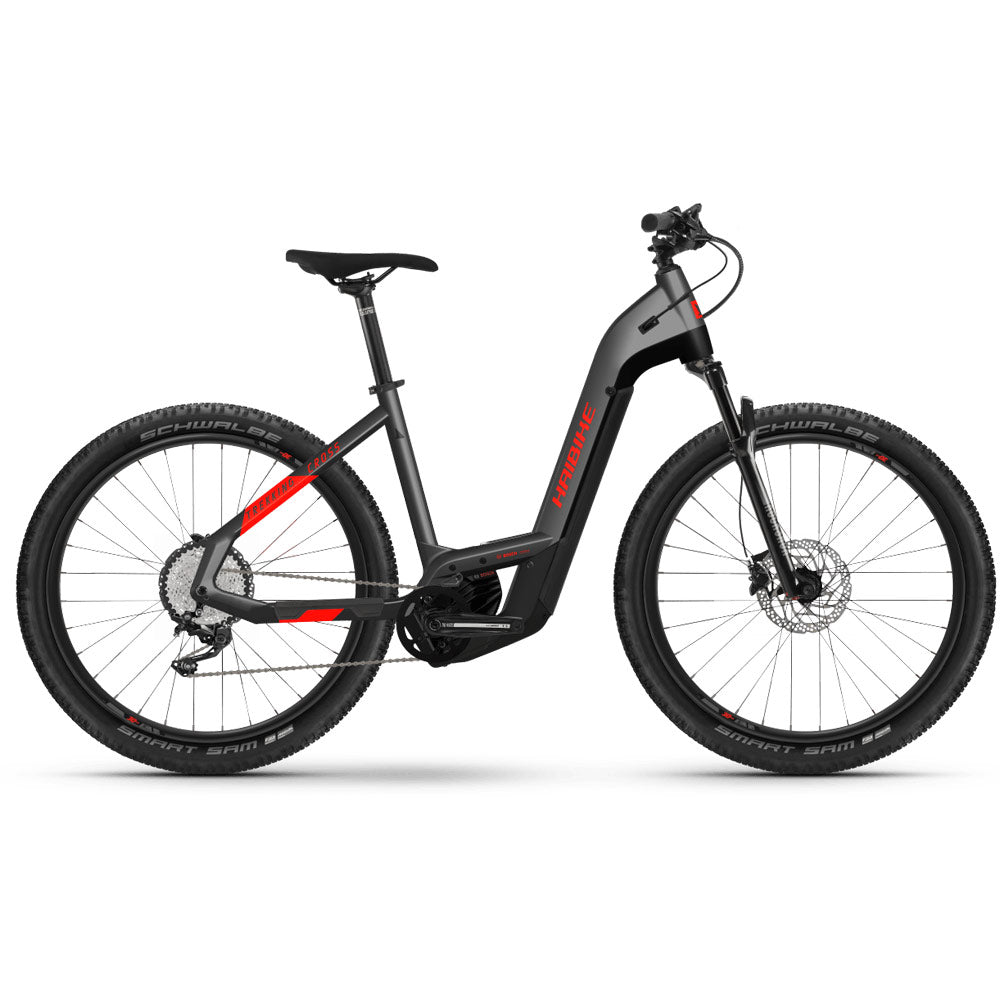 Haibike Trekking Cross 9 Low Step anthracite/red-0