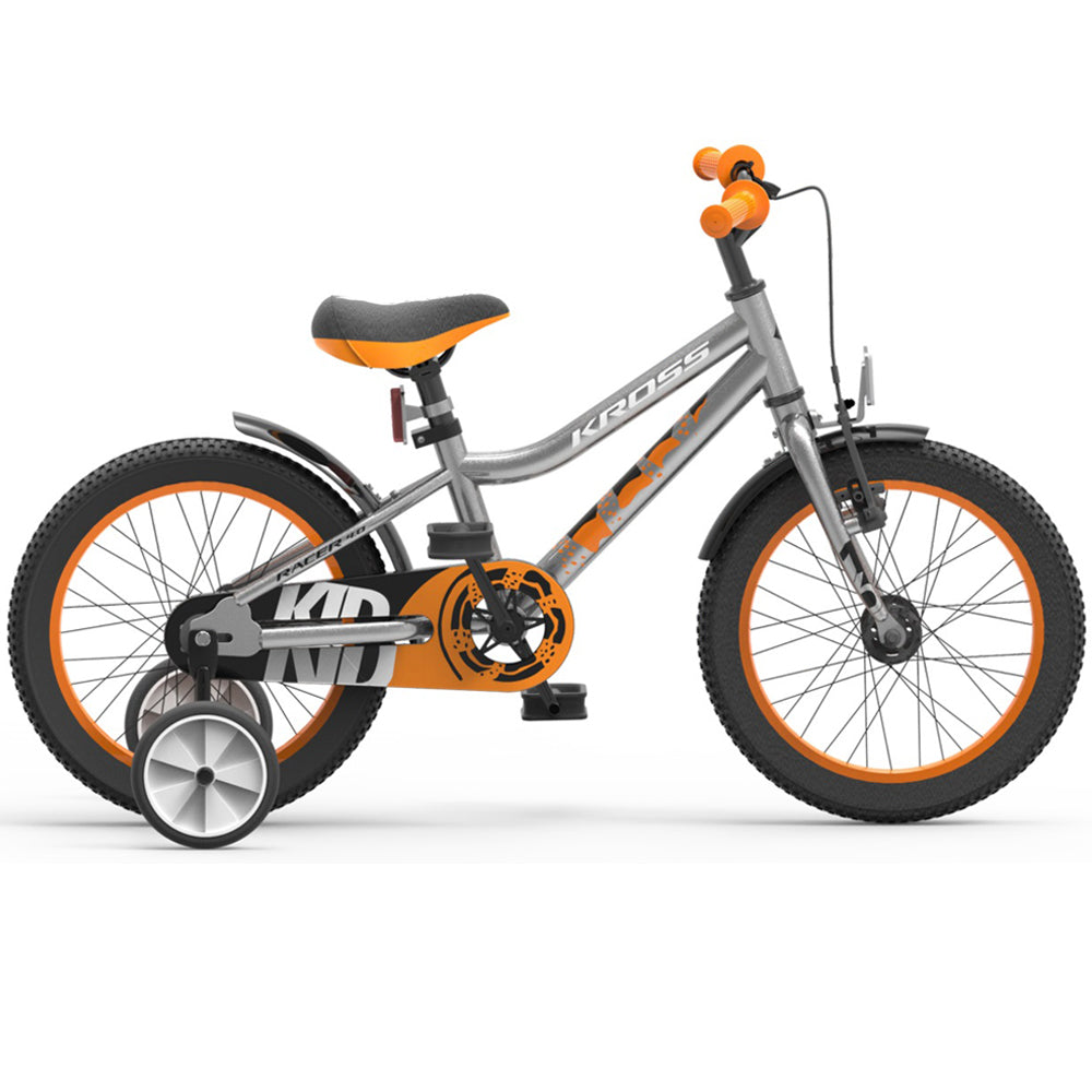 Kross Racer 4.0 silver white orange 2023-0
