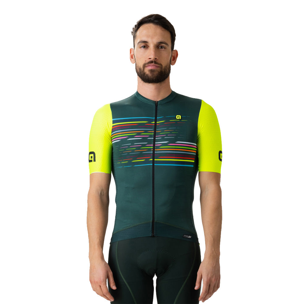 Ale SS Jersey Logo PR-S dark green-2