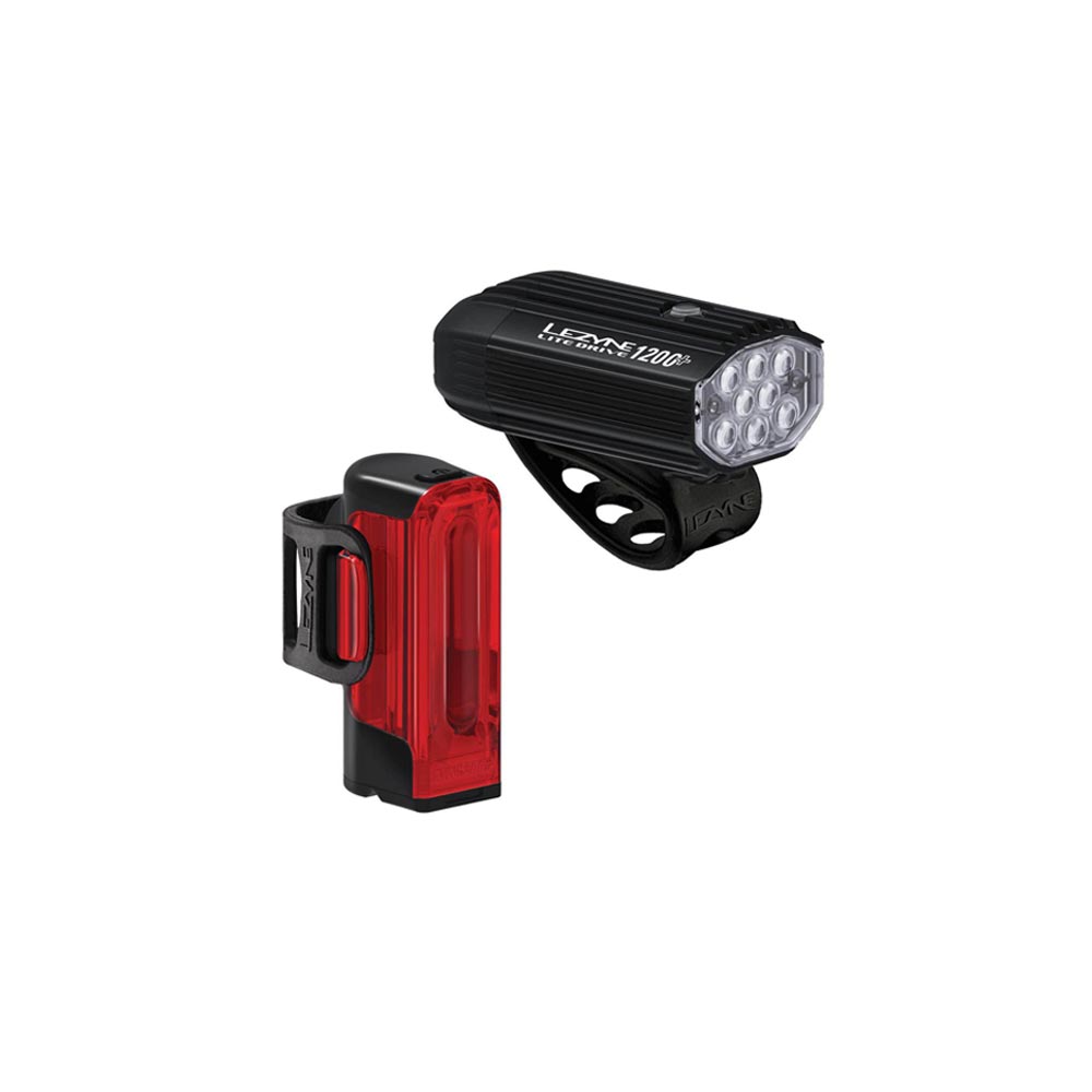 Lezyne Lite Drive 1200+/Strip Pro400+ schwarz-0