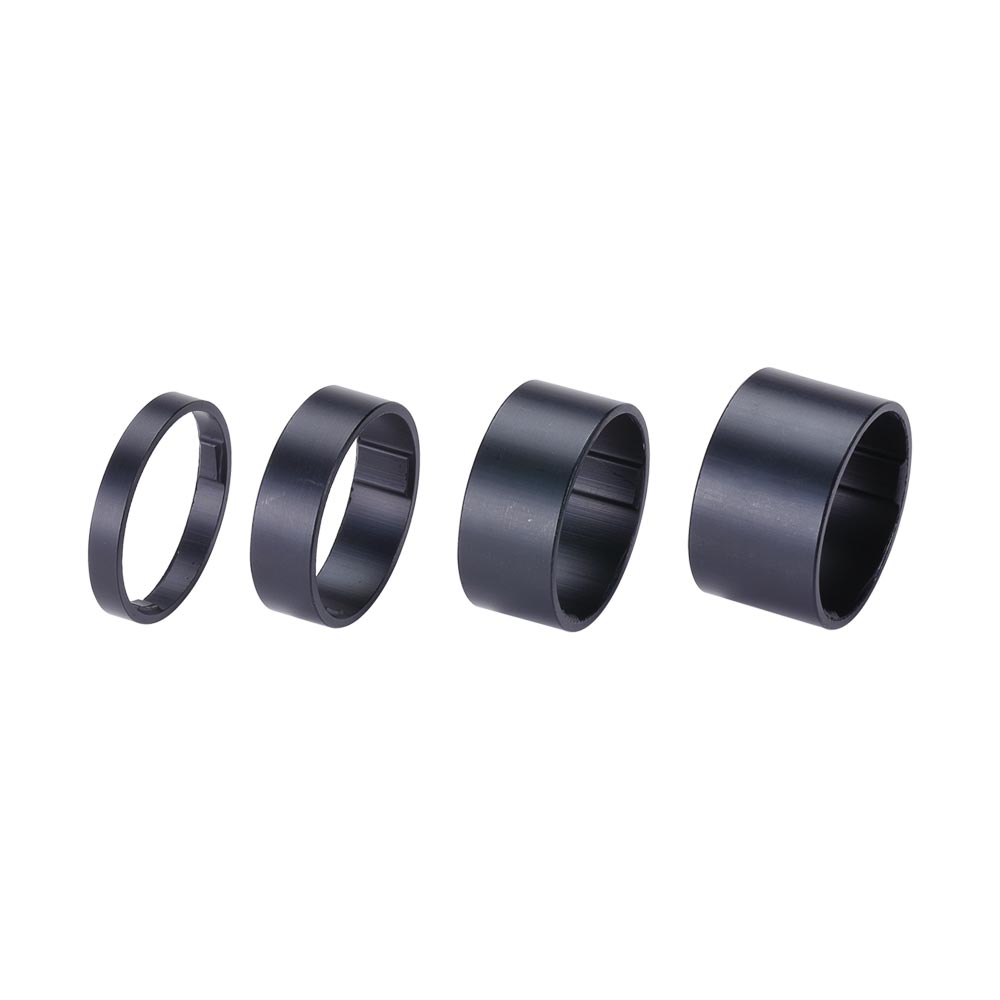 BBB LightSpace Alu-Spacer superleicht BHP-36 1 1/8", matt schwarz-0