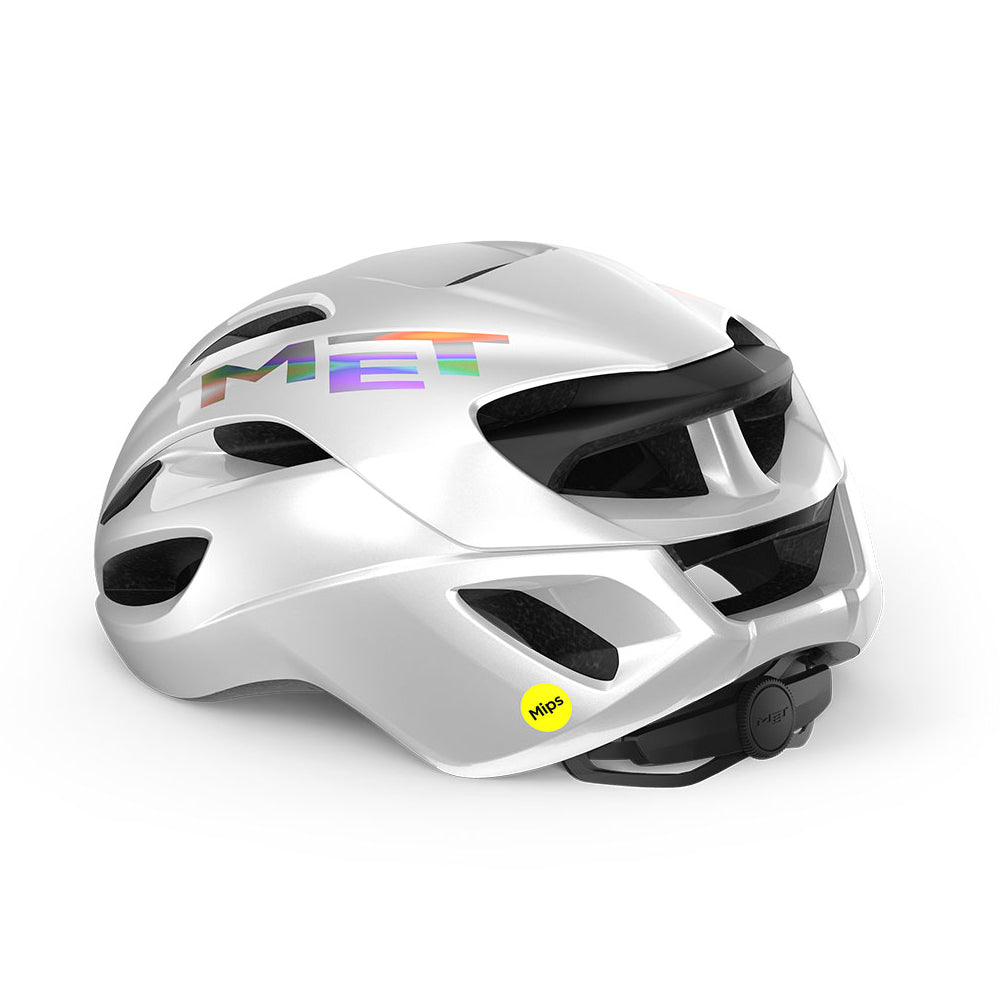 MET Helm Rivale MIPS CE white holographic glossy-2