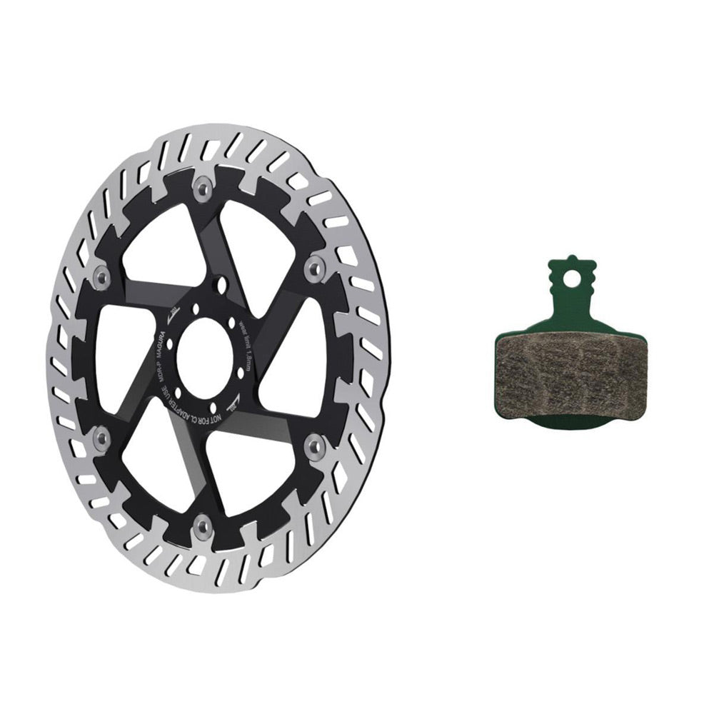 Magura MT eSTOP Optimized Kit 180/P - 7.S: Bremsscheibe MDR-P, Ø 180 mm, 6-Loch und Bremsbelag 7.S-0