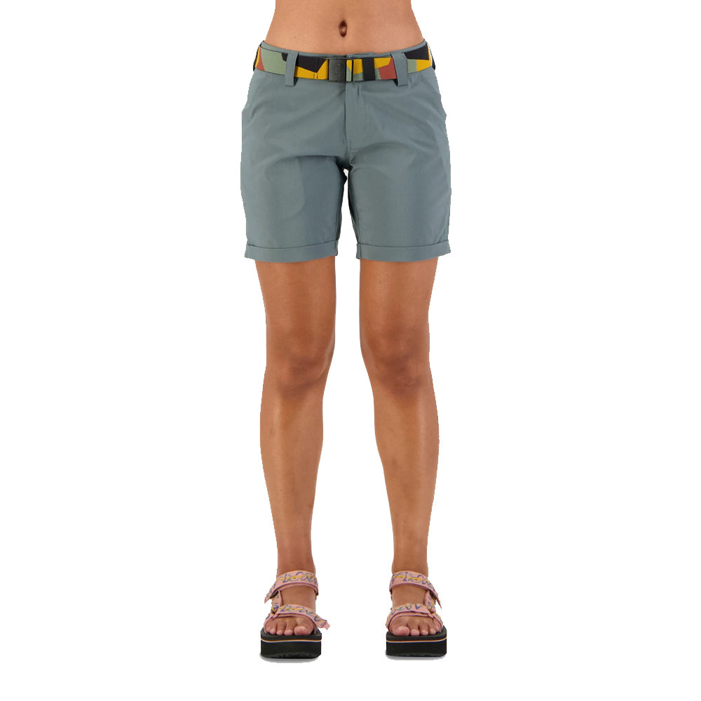 Mons Royale Womens Drift Shorts Dark Sage-2