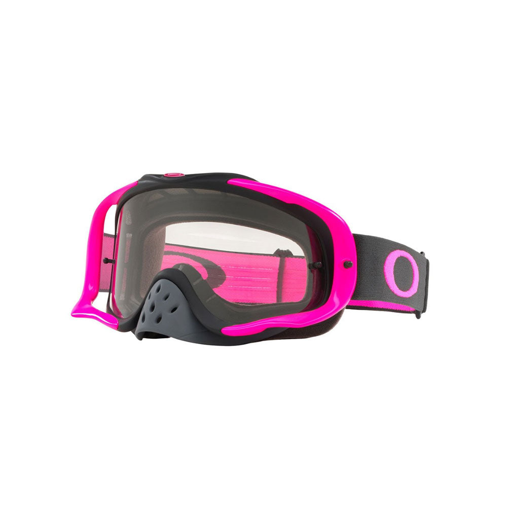 Oakley Goggle Crowbar MX Pink Gunmetal Clear-0