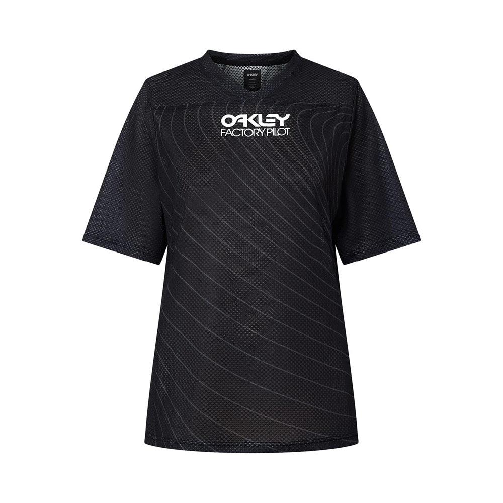 Oakley Women's Factory Pilot RC SS Jersey blackout-0