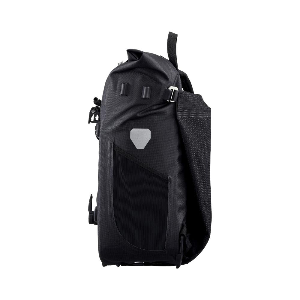 Ortlieb Vario High Vis QL2.1 Rucksack/Packtasche 26 L schwarz reflektierend-3