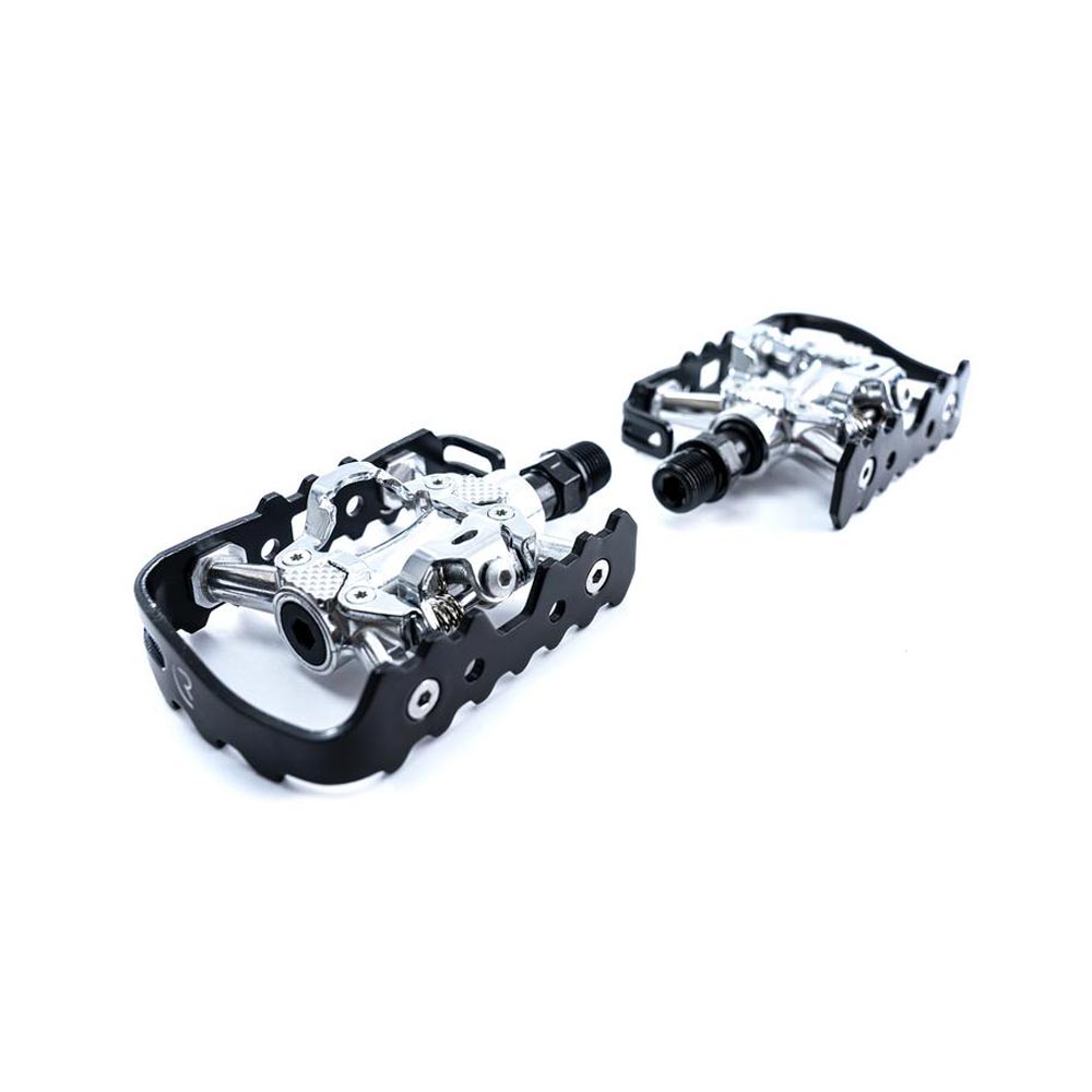RFR Pedale TWIN schwarz/silber-1