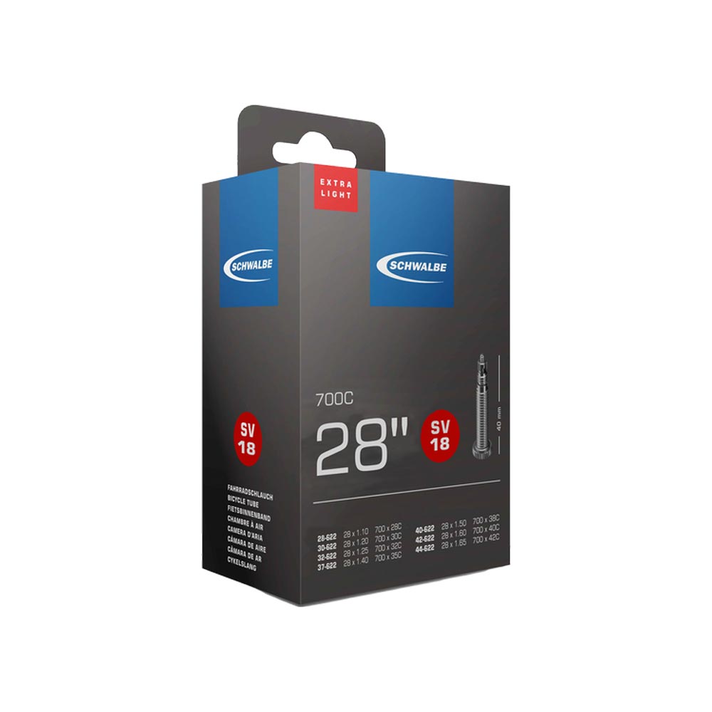 Schwalbe Fahrradschlauch Nr. 18 Extra Light (28"/700C) SV 40 mm-0
