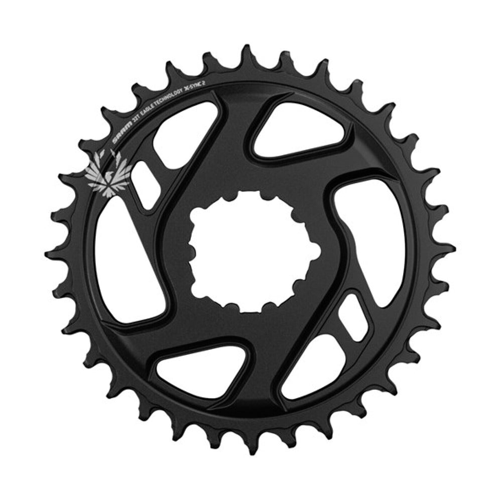 Sram Kettenblatt X-Sync Eagle CF/Stahl 6 mm Offset 32T.-0