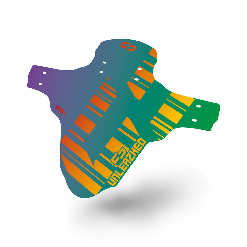Unleazhed Mudguard Flip Flop Skin violet-green/red-gold-0