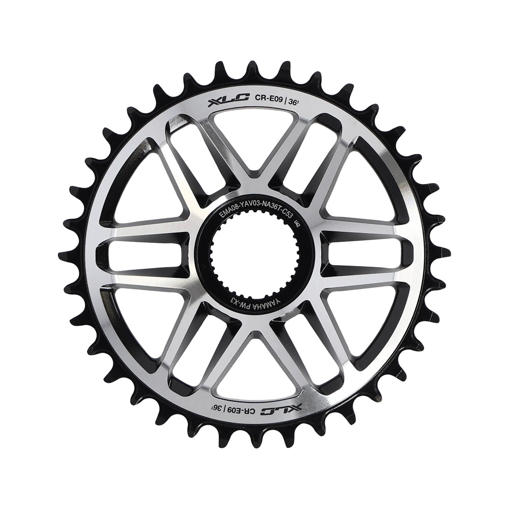 XLC E-Bike Kettenblatt CR-E09 für Yamaha PW-X3 direct mount 36T.-0