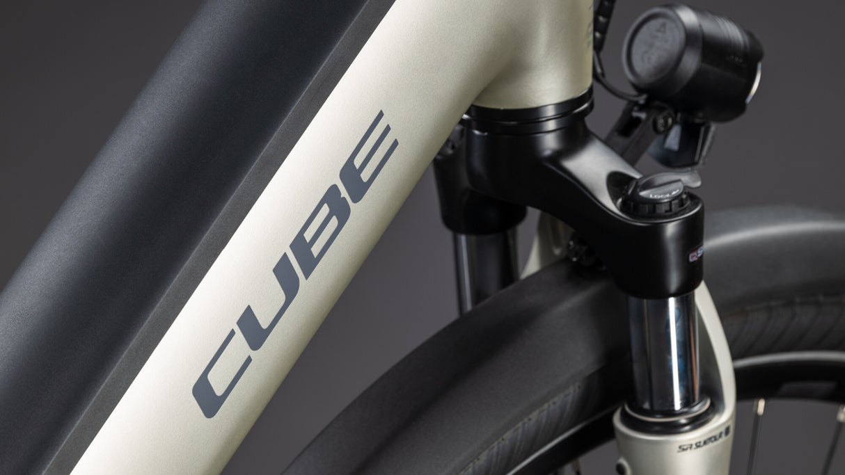Cube Supreme RT Hybrid Comfort EXC 600 champagne´n´grey 2026 Easy Entry-2