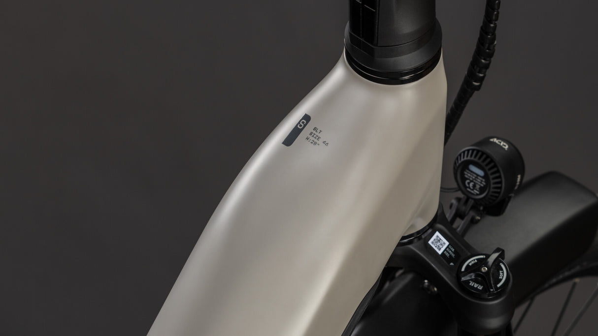 Cube Kathmandu Hybrid ONE11 HPC SLT 800 glintsand´n´oatgrey Easy Entry-1