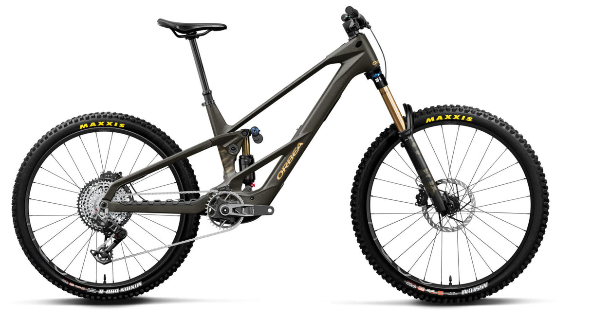 Orbea Wild LT M-Team RS Mullet magic gold carbon view / titan gold-0