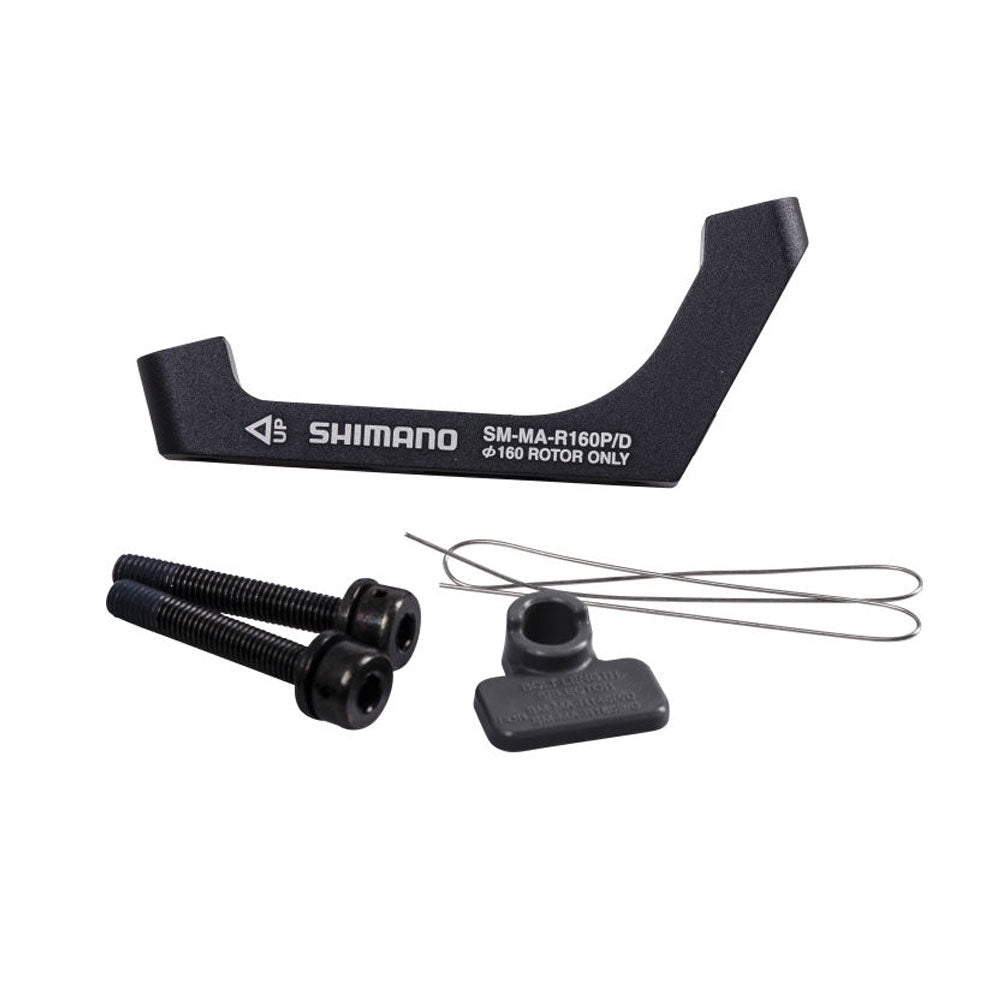 Shimano Scheibenbremsadapter v. PM-Sattel auf Flat Mount Gabebl/-Rahmen-0