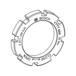 Bosch Lockring, Gen4, für Kettenblattmontage (BDU4XX, BDU37YY, BDU31YY) MY2024-0