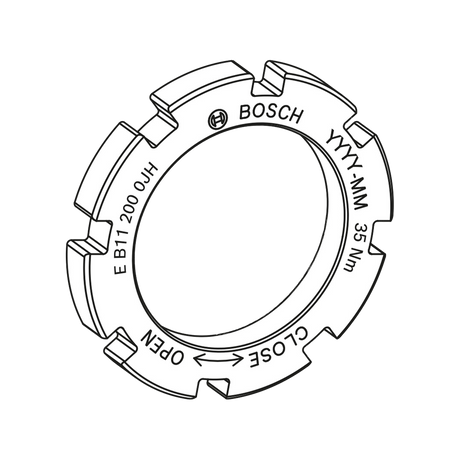 Bosch Lockring, Gen4, für Kettenblattmontage (BDU4XX, BDU37YY, BDU31YY) MY2024-0