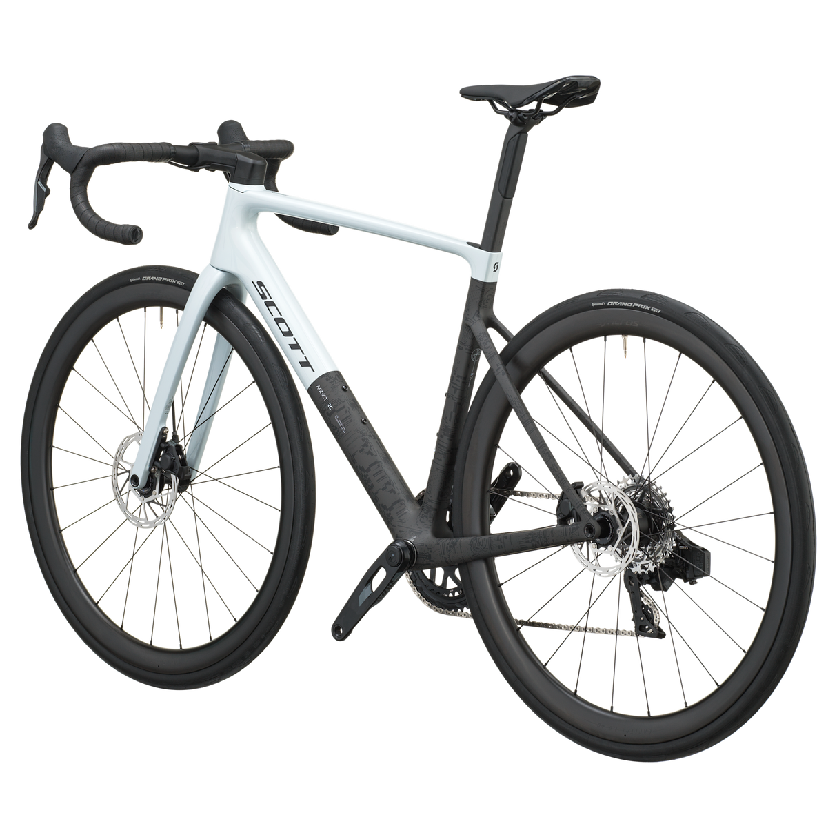 Scott Addict RC 25 cumulus white / carbon black-1