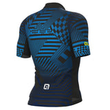 Ale SS Jersey Checker PR-S blue-1