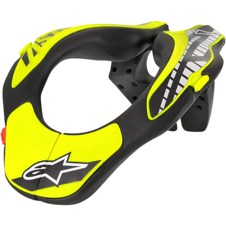 Alpinestars Youth Neck Support Black Yellow Fluo (one size)-0