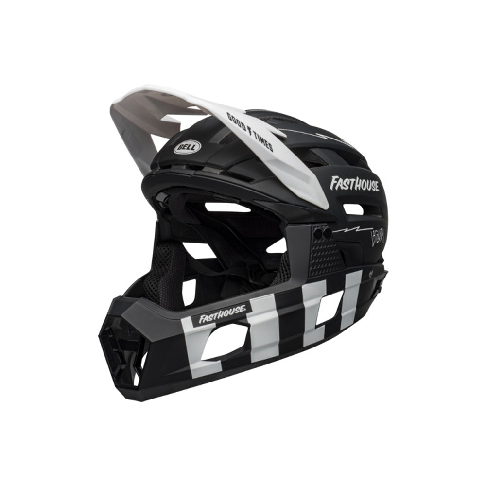 Bell Helm Super Air R Spherical matte black/white fasthouse-0