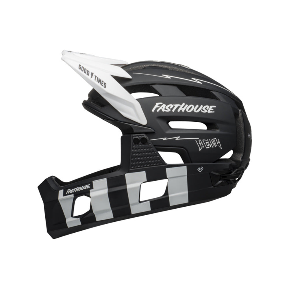 Bell Helm Super Air R Spherical matte black/white fasthouse-1