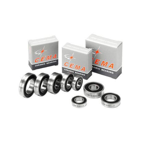 Cema Nabenlager 6002 15 x 32 x 9 Stahl-0