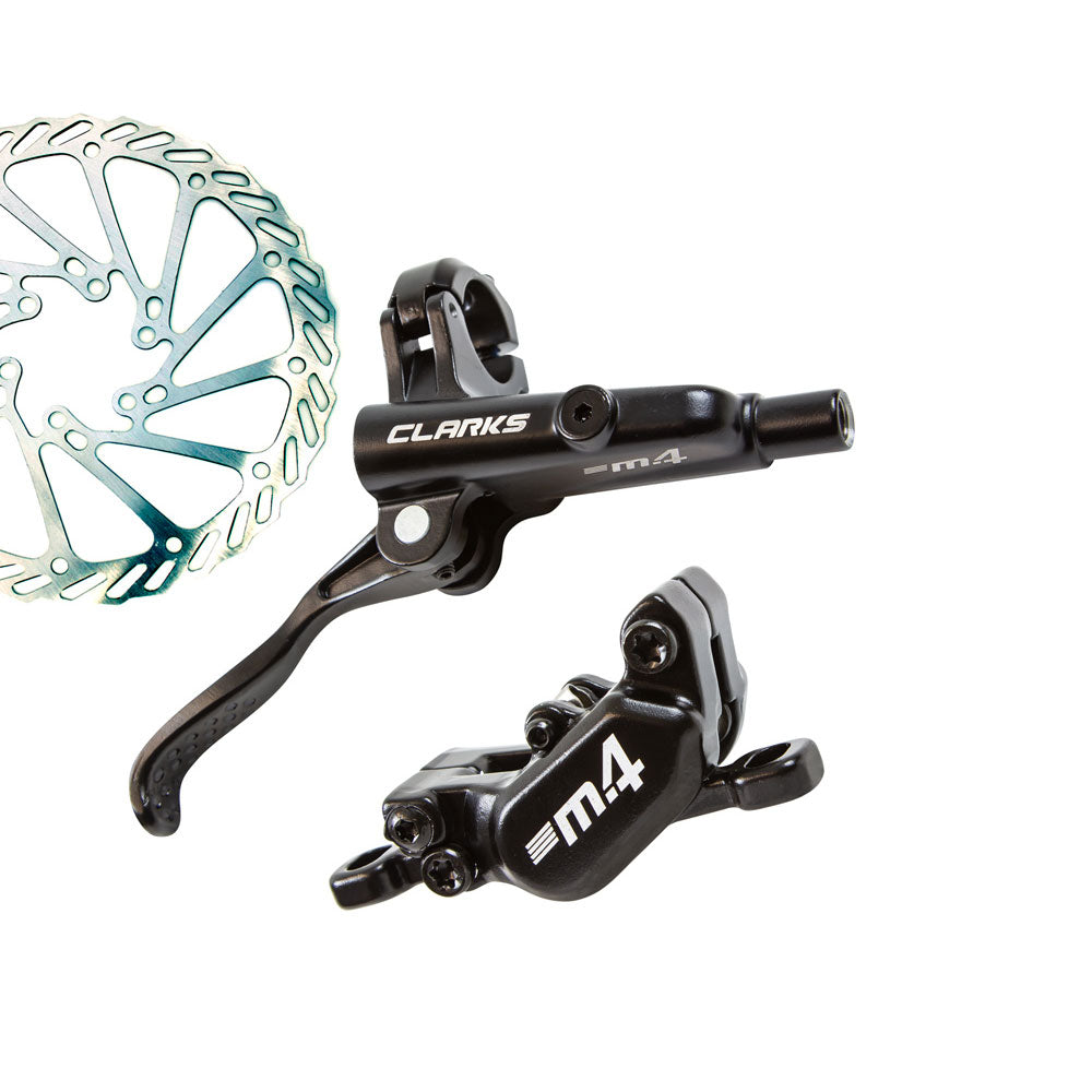Clarks M4 Brake Set Front & Rear 4P, 160/180 mm-0