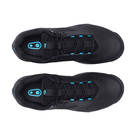 Crankbrothers Shoes Mallet E Lace Clip-in black/blue - black Outsole-3