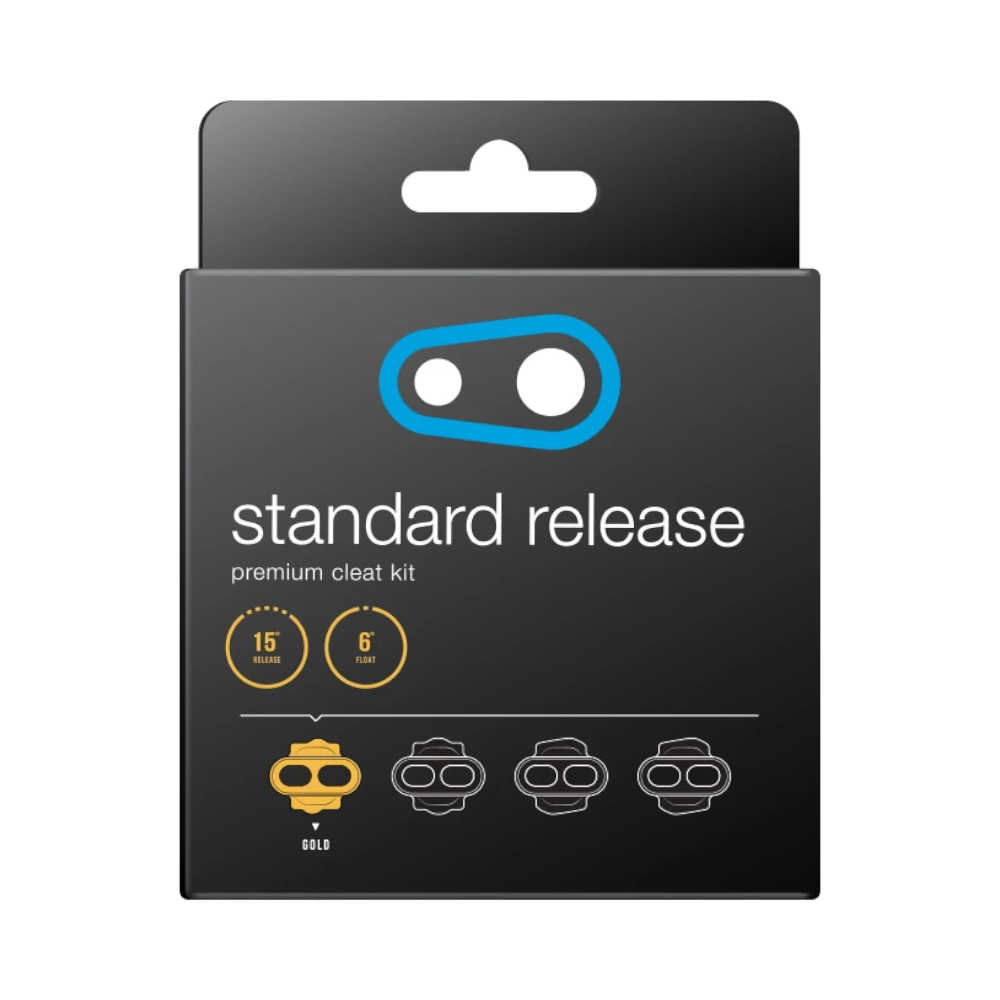 Crankbrothers Standard Release Cleat Kit 15° 6° gold-0