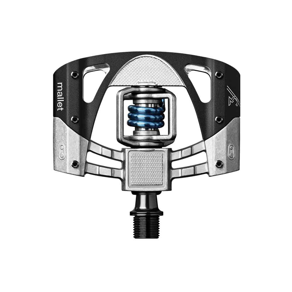Crankbrothers Mallet 3 raw black/blue spring-0