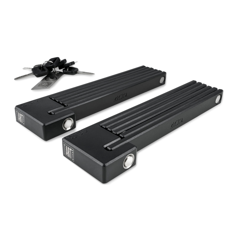 Cube ACID Faltschloss RIGID 100 PURE TWIN PACK black 1000mm-0