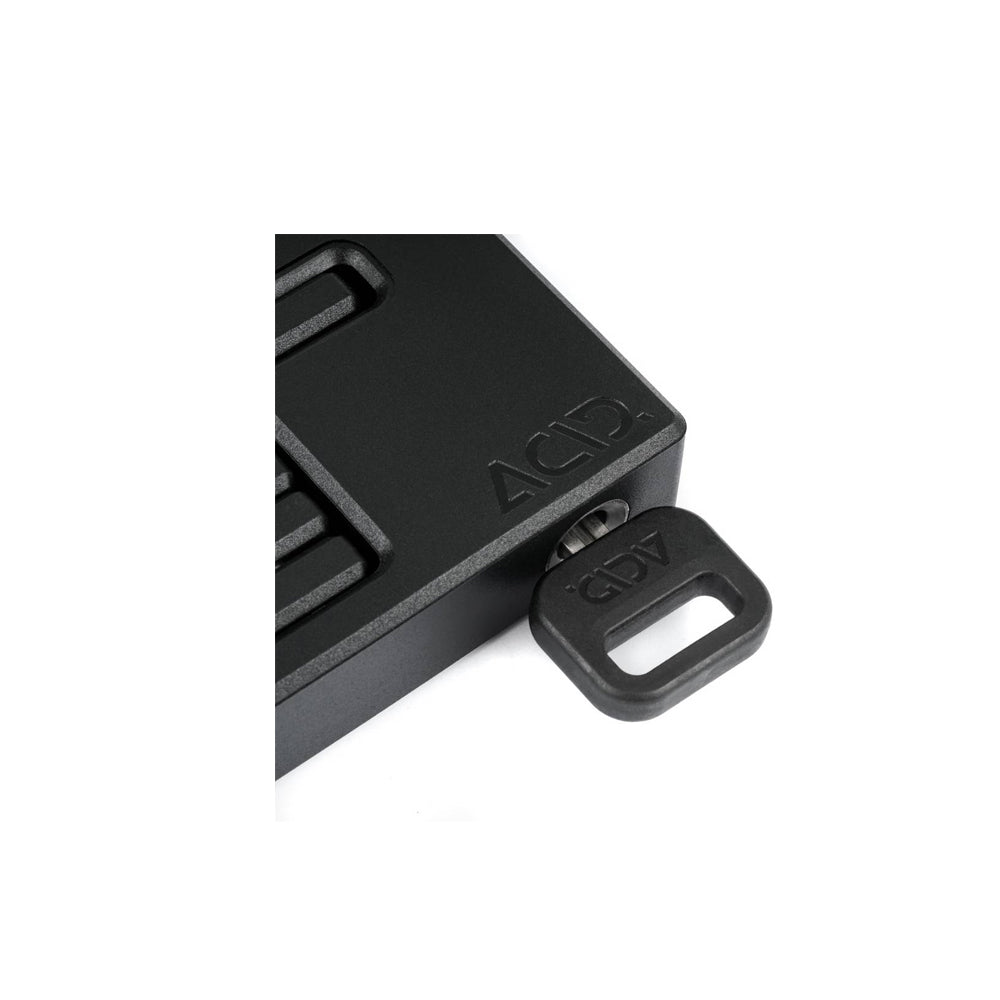 Cube ACID Faltschloss RIGID 100 PURE TWIN PACK black 1000mm-2