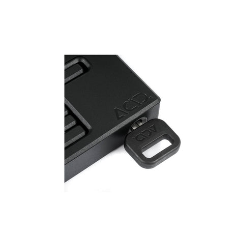 Cube ACID Faltschloss RIGID 100 PURE TWIN PACK black 1000mm-2