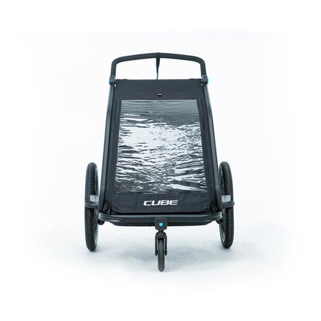Cube Kinder Fahrradanhänger Double CMPT black-1