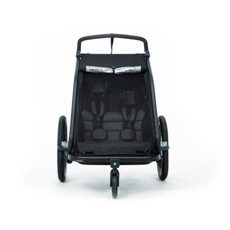 Cube Kinder Fahrradanhänger Double CMPT black-2