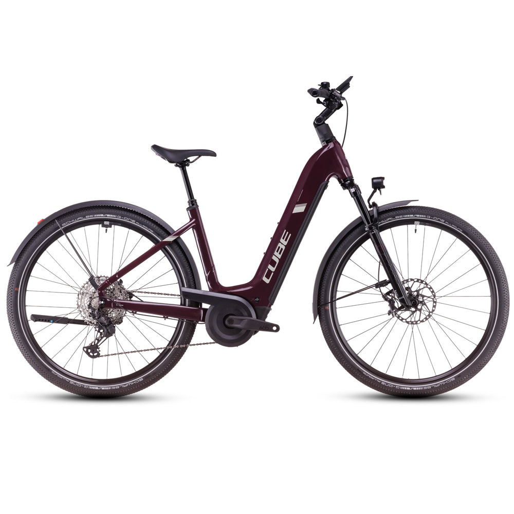 Cube Nuride Hybrid SLX 800 Allroad amarone´n´lunar 2025 Easy Entry-0
