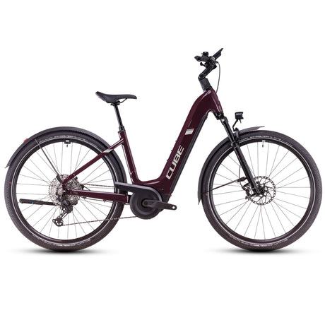 Cube Nuride Hybrid SLX 800 Allroad amarone´n´lunar 2025 Easy Entry-0
