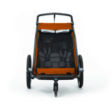 Cube Kinder Fahrradanhänger Double CMPT X Actionteam grey´n´orange-3