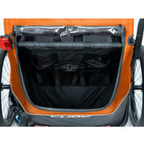 Cube Kinder Fahrradanhänger Double CMPT X Actionteam grey´n´orange-5