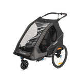 Cube Kinder Fahrradanhänger Double PURE black´n´grey-0
