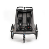 Cube Kinder Fahrradanhänger Double PURE black´n´grey-2